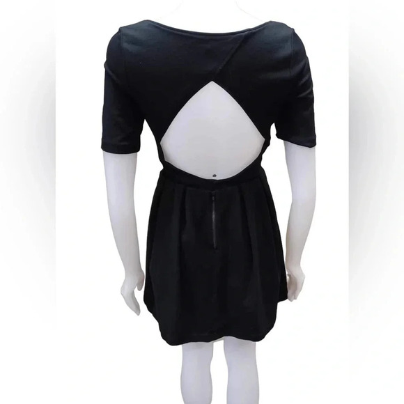 Talula Black Skater Dress Size  8 - Picture 2 of 12